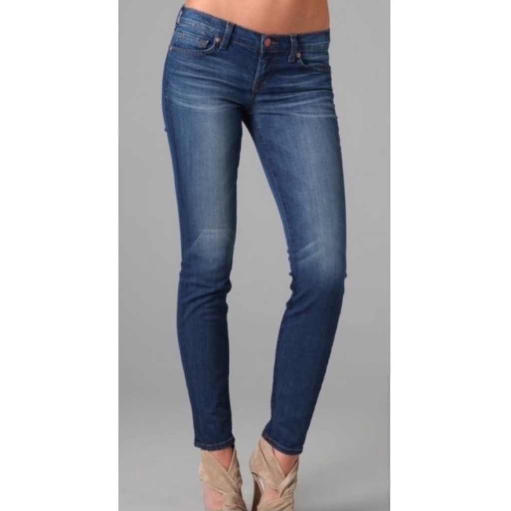 J Brand Skinny Jeans Style 910 Bayou Wash Sz 28